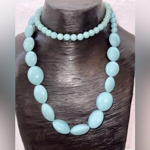 LARGE FASHION POWDER BLUE BEADS